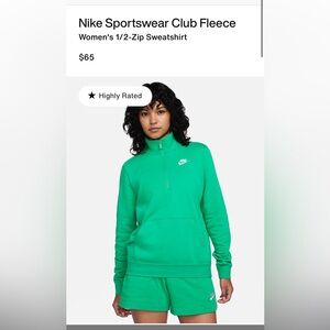 Nike Sportswear Club Fleece
Women's 1/2-Zip Sweatshirt